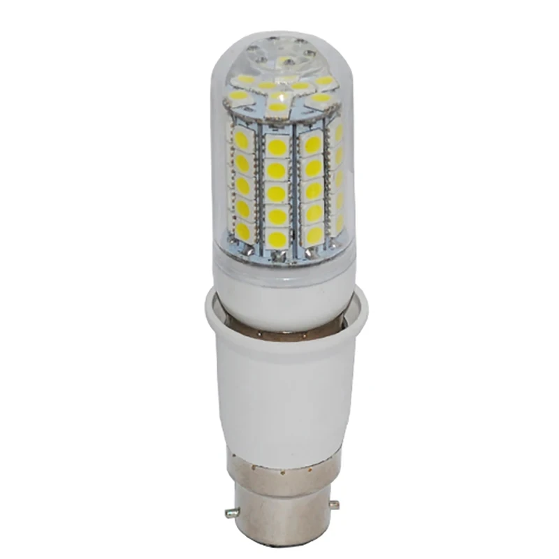 Enchufe de bombilla B22 a E27, adaptador convertidor de Base de lámpara de alta calidad, soporte de lámpara ignífugo para PC para foco de bombilla Led de maíz, 110V, 220V