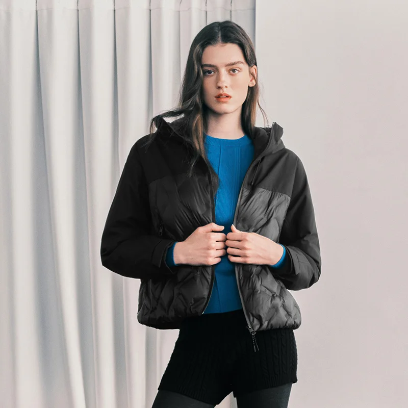 Chaqueta de Plumón para Mujer Semir, Impermeable, Resistente al Viento y a las Manchas, Ligera, con Relleno de Plumón al 90%, Diseño Panelado, Invierno 2026