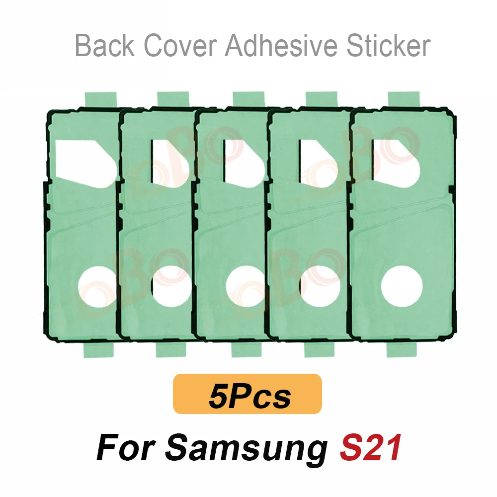 5 Adhesivos de Sellado Impermeables para la Cubierta Trasera del Samsung S20 S21 FE S22 Plus Ultra Series, Pegamento de Reparación para la Carcasa Trasera