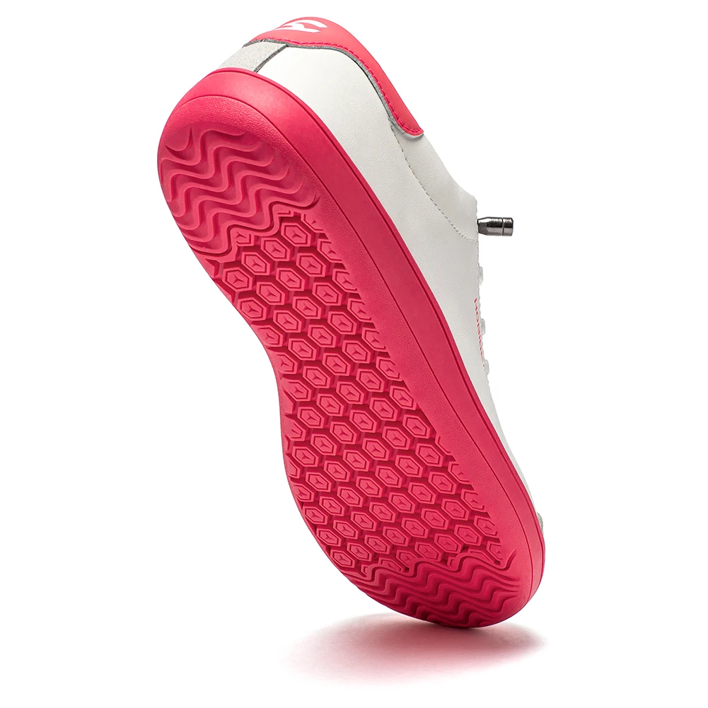 HOBIBEAR, zapatos Unisex de punta ancha descalzos, zapatillas minimalistas de cuero Artificial para hombres y mujeres, zapatos para caminar sin cordones ajustables