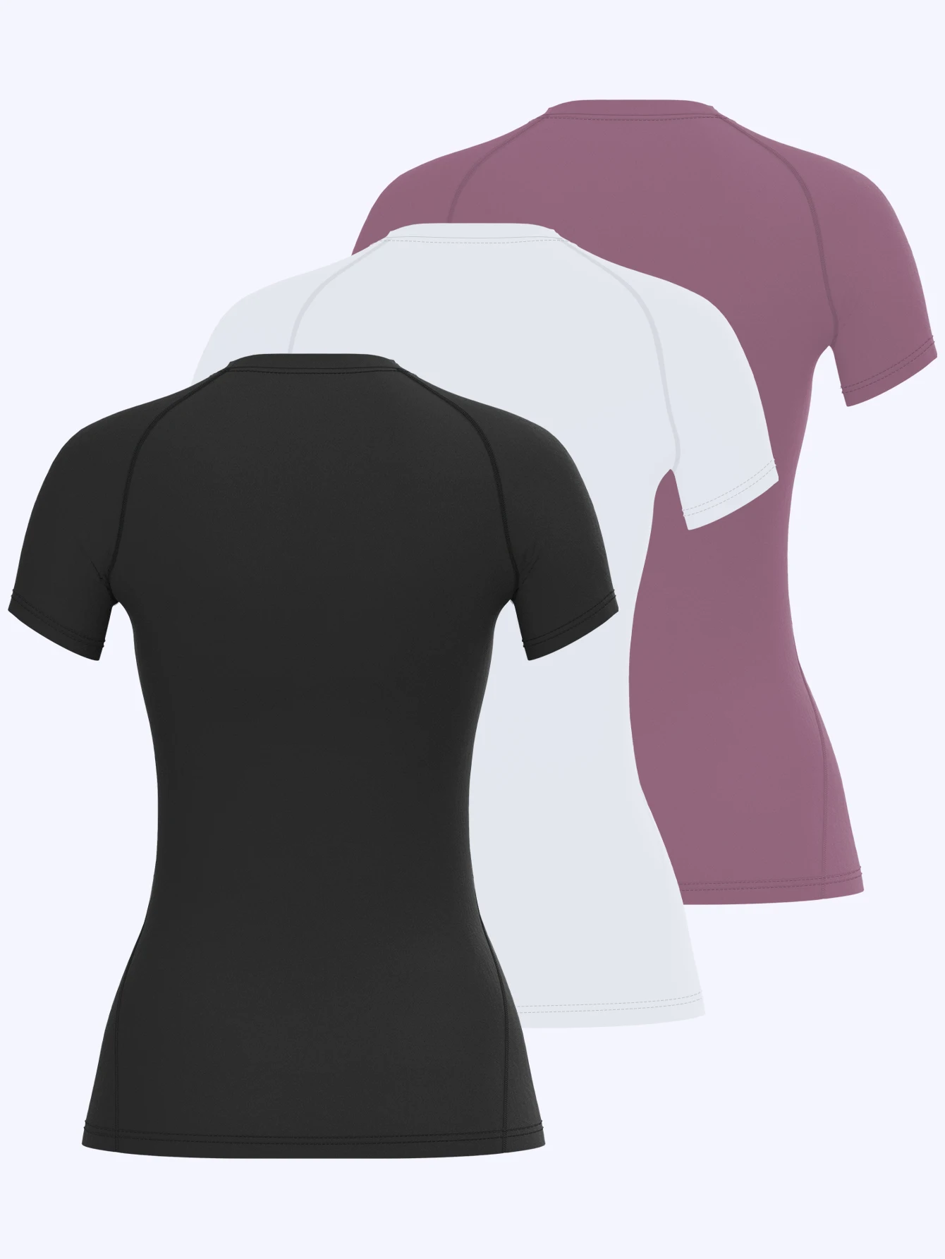 Conjunto Deportivo de Compresión de 3 Piezas para Mujer, Camiseta de Manga Corta para Yoga y Running, Ropa de Verano de Secado Rápido para Fitness