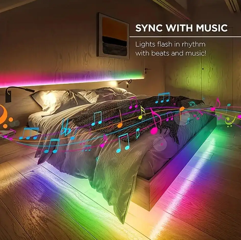 Tira de luces LED RGBW Bluetooth 5050 DC 12V RGB WIFI cinta Flexible diodo impermeable luz dormitorio TV ordenador conjunto + fuente de alimentación
