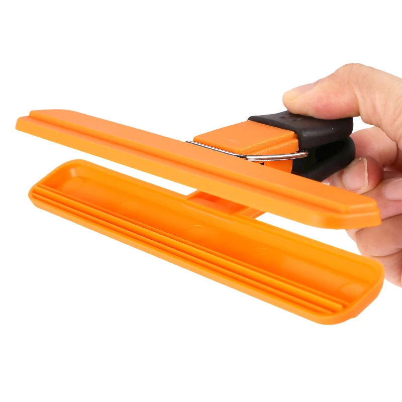 Clip de bolsa sellada para almacenamiento de cocina portátil grande, sellador de aperitivos de alimentos de plástico para café, pan, patatas fritas, 4 Uds.