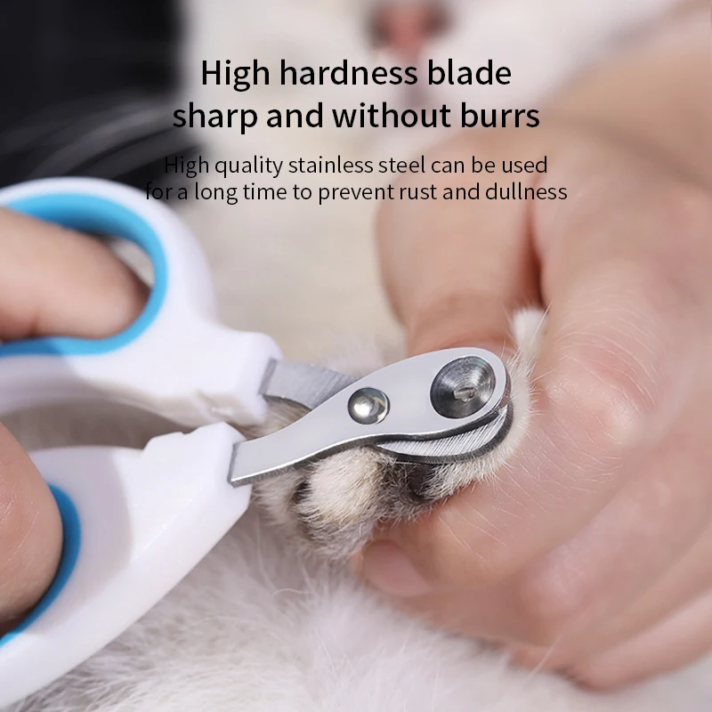 Cortauñas profesional para gatos y perros pequeños, cortador de garras para cachorros de acero inoxidable, cortaúñas para el cuidado de uñas de mascotas