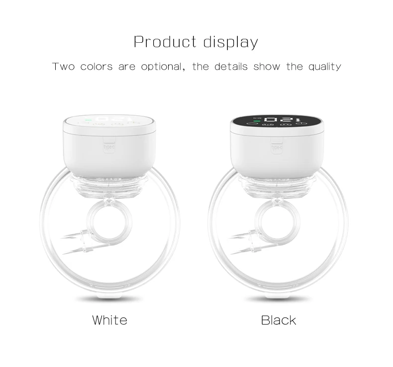Extractor de leche portátil, suministros para madres y bebés, extractor de leche, ordeño y ordeño de leche materna, extractor de leche completamente automático