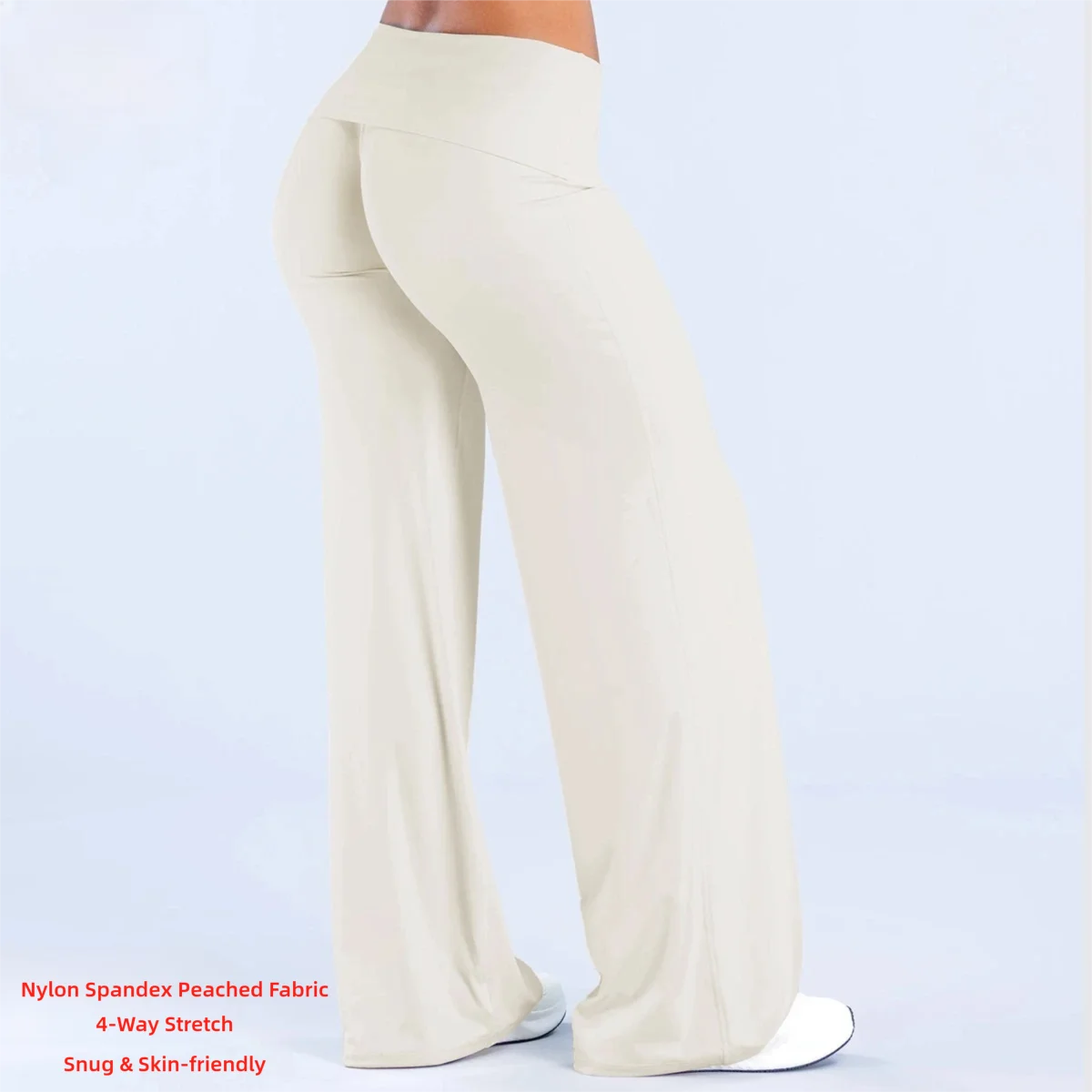 Nuevos Pantalones de Yoga de Pierna Ancha con Dobladillo para Mujer, Otoño-Invierno, Holgados, Deportivos, Largos, Casuales, para Ejercicio al Aire Libre, Gimnasio y Fitness