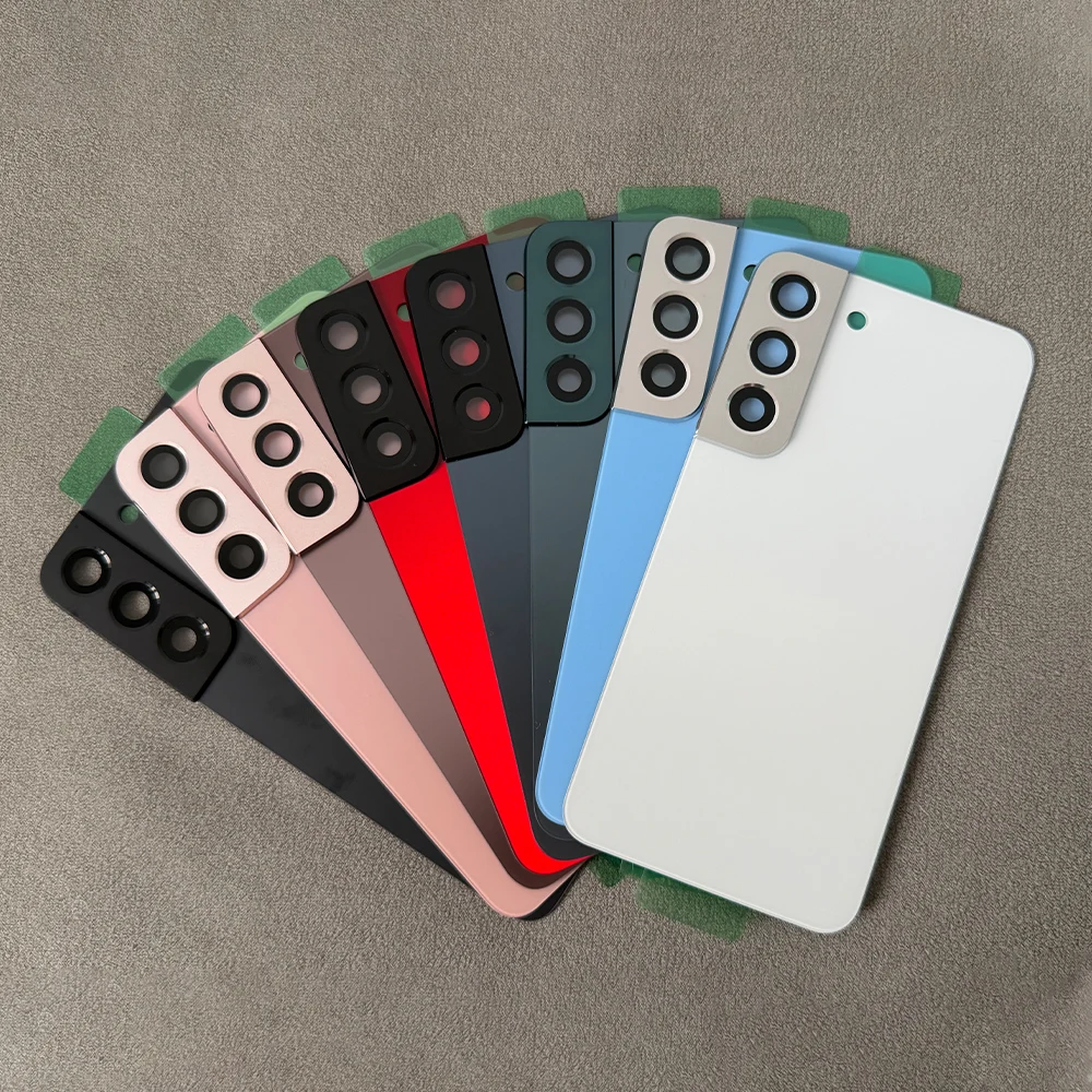 Carcasa Trasera de Repuesto para Samsung Galaxy S22, Tapa de Batería, Panel Trasero para S22 SM-S901