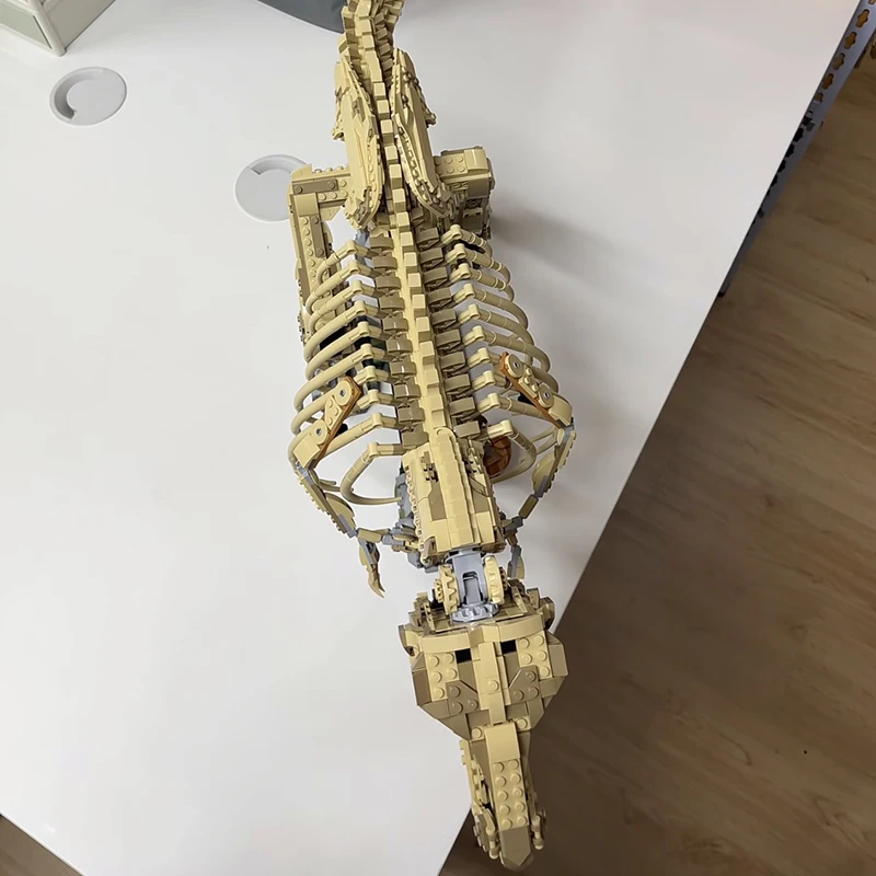 Set de Construcción de Bloques de Arquitectura de Dinosaurios para Decoración de Habitaciones, 3145 Piezas, Modelo de Ladrillos para Adultos, Regalos de Cumpleaños y Navidad
