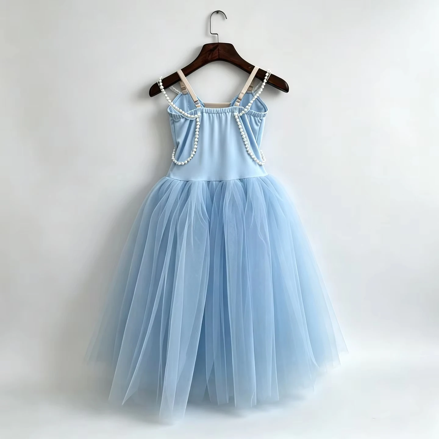 Vestido de Ballet Giselle con Lentejuelas y Bordado de Perlas Azules, Tutú Romántico Profesional, Falda de Tul, Disfraz para Adultos, Niñas y Mujeres
