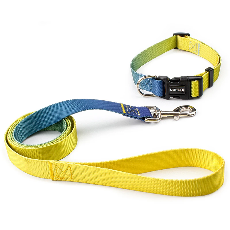 Correa de nailon ajustable para perro, Collar de tracción para perro, gato, adecuado para perros pequeños y grandes, Bulldog, Pugs Beagle
