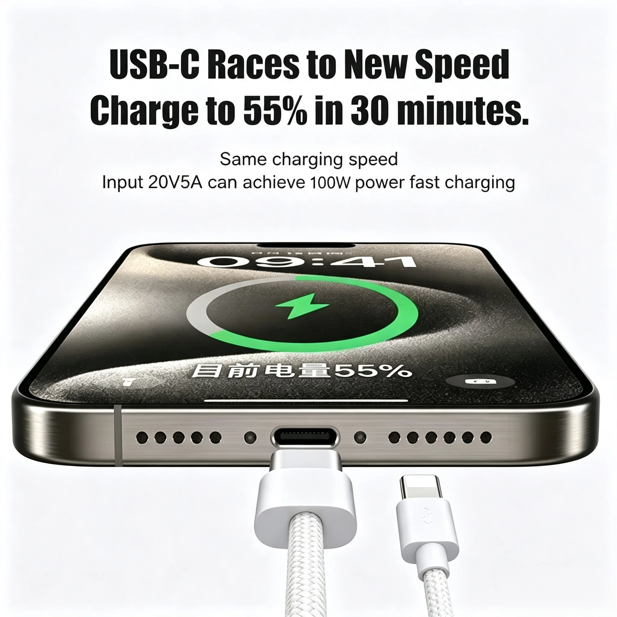 10 CABLES USB A a USB C de 120W para Carga Rápida, Compatibles con iPhone 17, 16, 15, Samsung, Huawei, Xiaomi, etc.