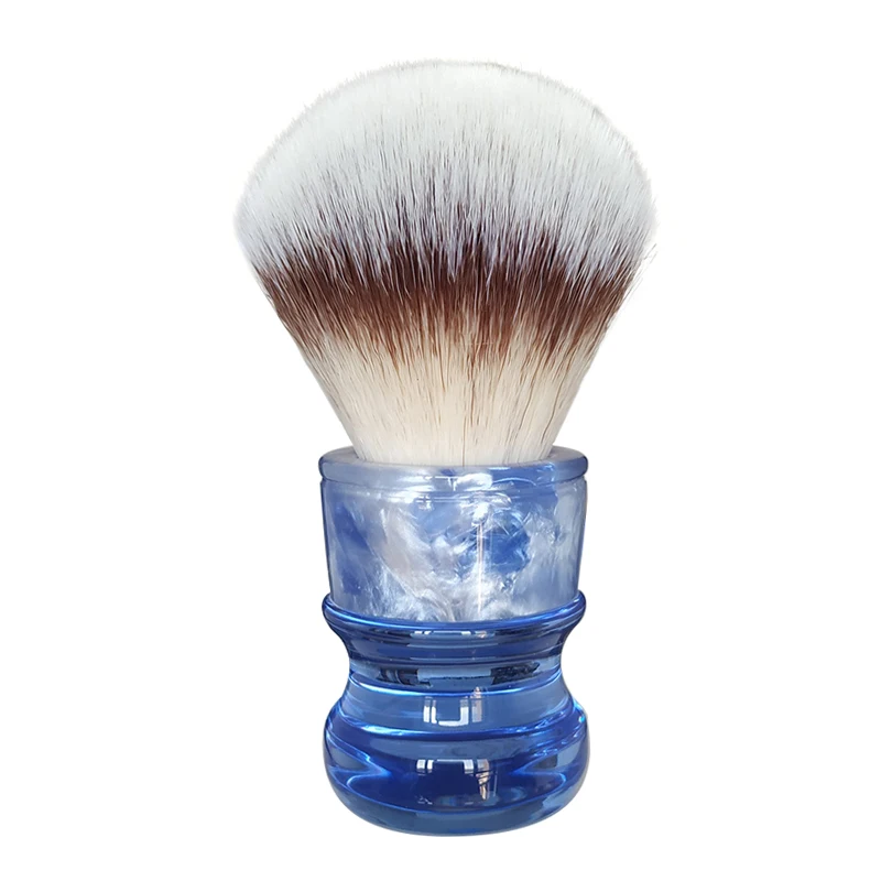 Brocha de Afeitar de Pelo Sintético Suave Dscosmetic Ice Blue A2S para Hombres, para Afeitar en Húmedo