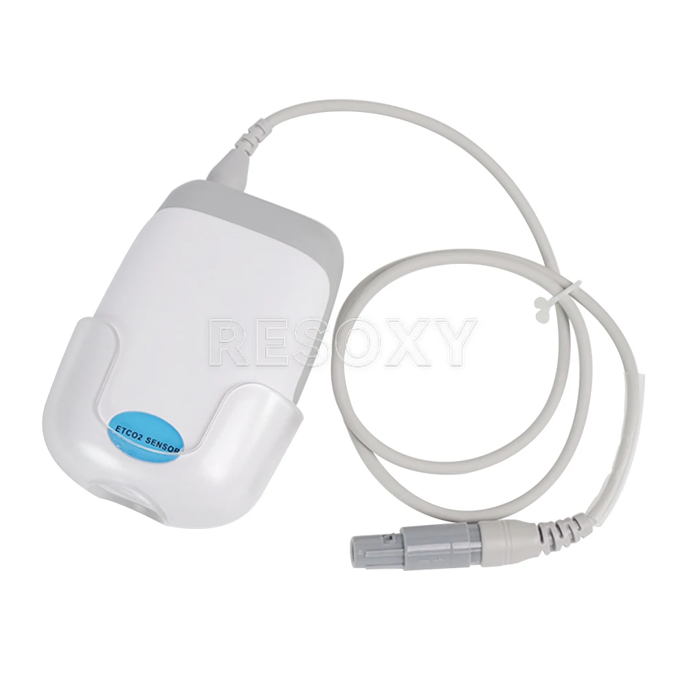 Módulo Sensor Médico de ETCO2 para Monitor de Pacientes 8000C, Módulo de Extensión Enchufable para Capnografía de Flujo Principal y Lateral, CO2 al Final de la Expiración