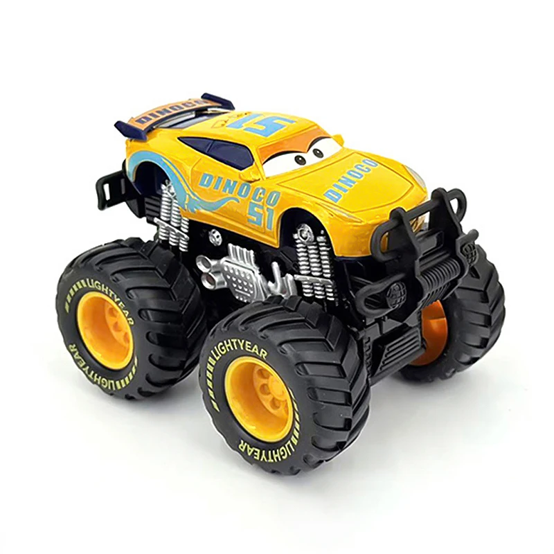 Pixar Cars 3 Vehículo Todoterreno de Aleación con Ruedas Grandes, Modelo de Coche de Lluvion McQueen I-Screamer Wrestler, Juguetes para Niños, Regalos de Navidad