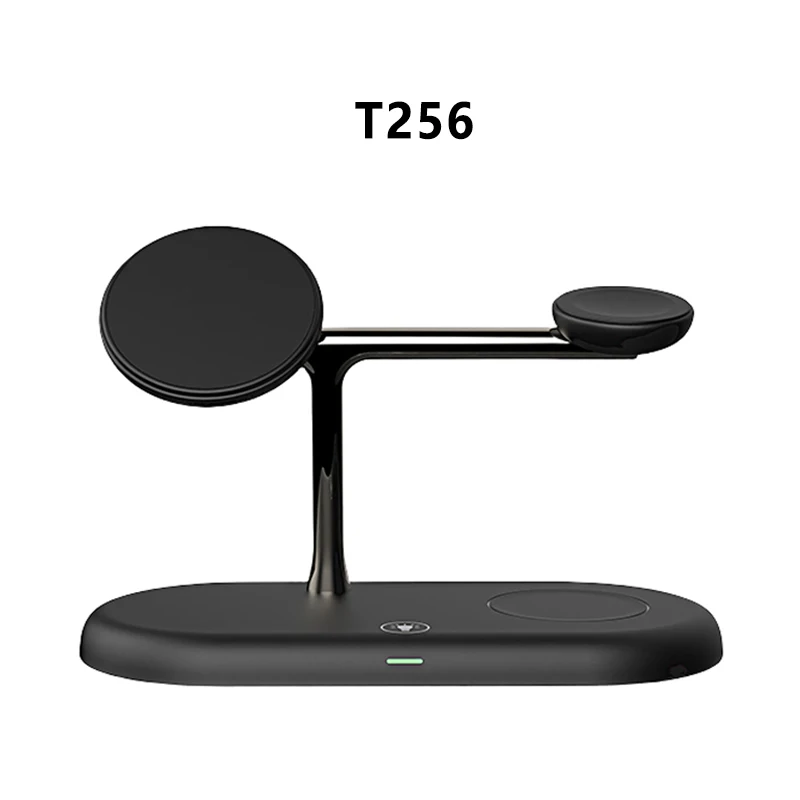 Soporte de cargador inalámbrico 3 en 1 para iPhone 12/13/14/15/16/17 Estación de carga rápida para Apple Watch 10 9 8 7 6 5 4 Airpods 2 3 Pro
