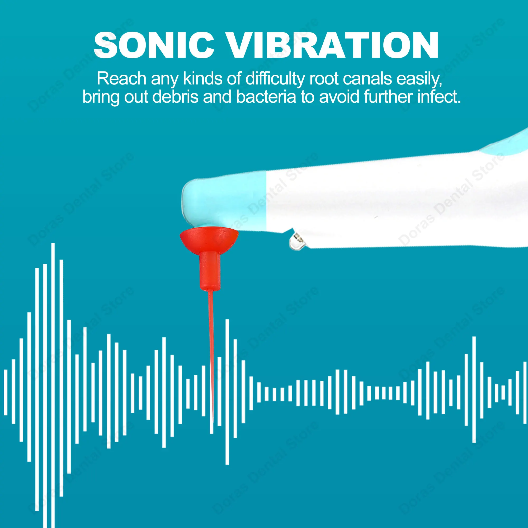 Puntas de irrigador sónico para odontología, puntas de activador sónico endo para instrumento dental, irrigador sónico de conducto radicular endo