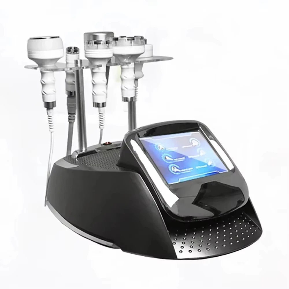 2025 5D 80k cavitación + RF + vacío cuerpo adelgazante quemador de grasa máquina de salud 6 en 1 masajeador de ultrasonido dispositivo de belleza para pérdida de peso