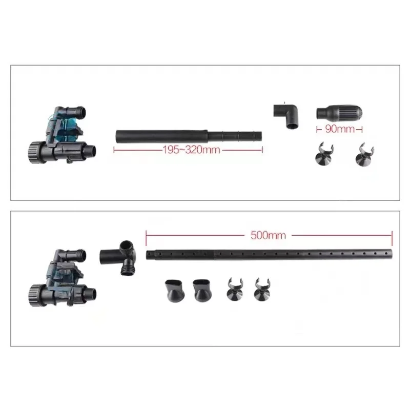 SUNSUN HW-3000 filtro externo accesorios de barril tubería de entrada y salida de agua filtro de tanque de peces tubería de agua tubería de lluvia