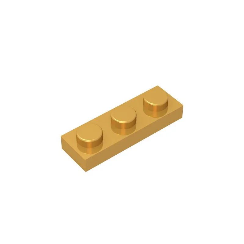 Placa Gobricks GDS-503 1x3 compatible con lego 3623 piezas de bloques de construcción DIY para niños Placa de partículas DIY
