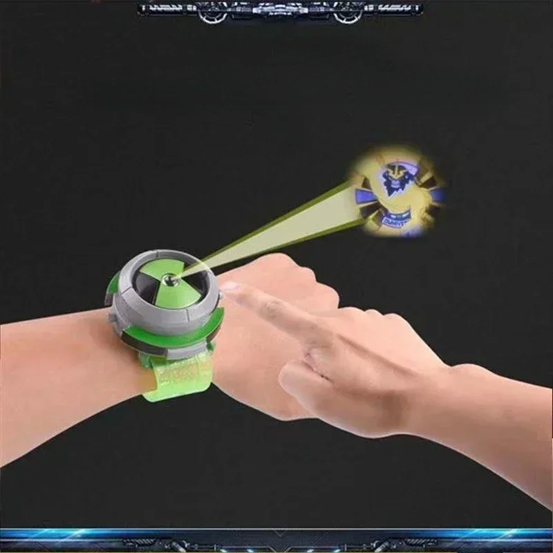 Reloj de Proyección Anime BEN10, Dispositivo de Transformación con Sonido y Luz, Figura de Acción Omnitrix, Modelo Ben, Juguete Coleccionable, Adornos, Regalos