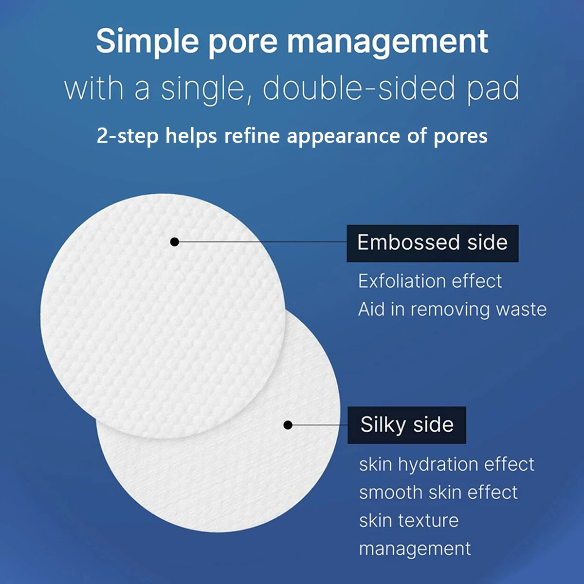 Medicube ZERO PORE PAD 2.0, Discos de Algodón Preimpregnados de Doble Textura, Fórmula Hidratante y Calmante, Cuidado de la Piel Coreano, K-Beauty, Maquillaje Coreano