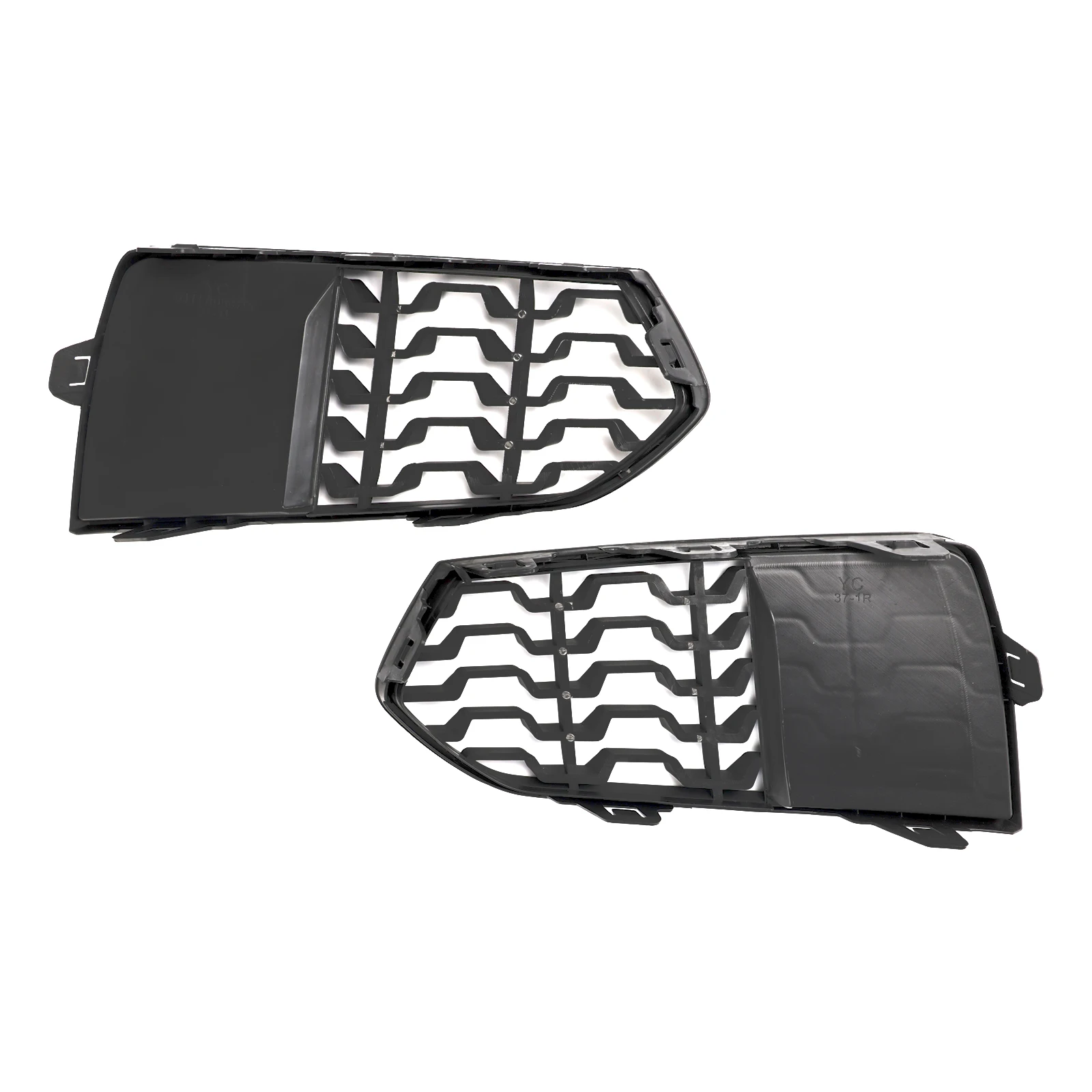Areyourshop 2 Piezas Rejillas de Luz Antiniebla Delanteras M Sport para BMW F22 F23 2012 2013 2014 2015 2016 2017 51118056797