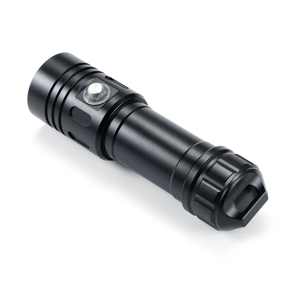 Ekaiou-luz LED de buceo L2, 2000 lúmenes, linterna de buceo IP68, resistente al agua con batería 26650, lámpara subacuática de 100 metros de profundidad