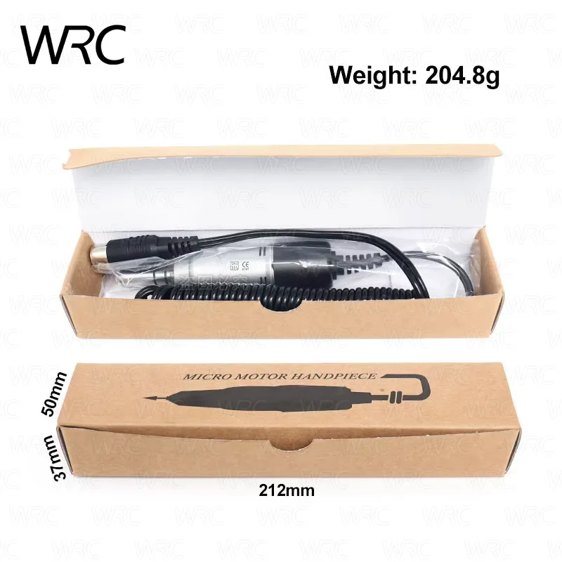 Micromotor dental 108E con conector tipo E, compatible con pieza de mano de baja velocidad, instrumento dental para pulido y rectificado de dientes.