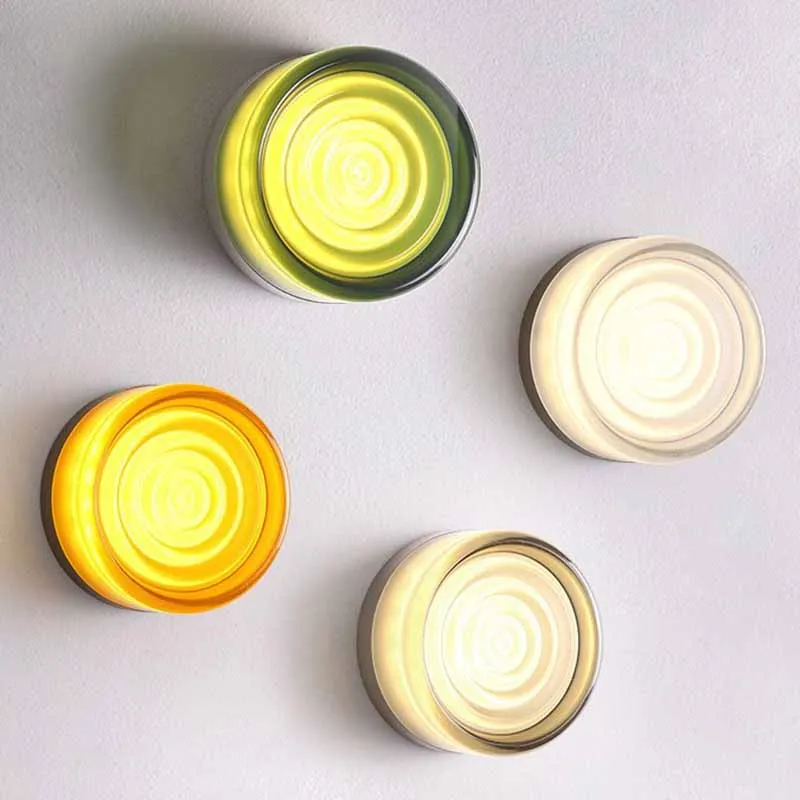 Lámpara de pared LED nórdica, diseño de gelatina, lámpara de pared decorativa, pasillo, estudio, restaurante, decoración del hogar, accesorios de iluminación creativos