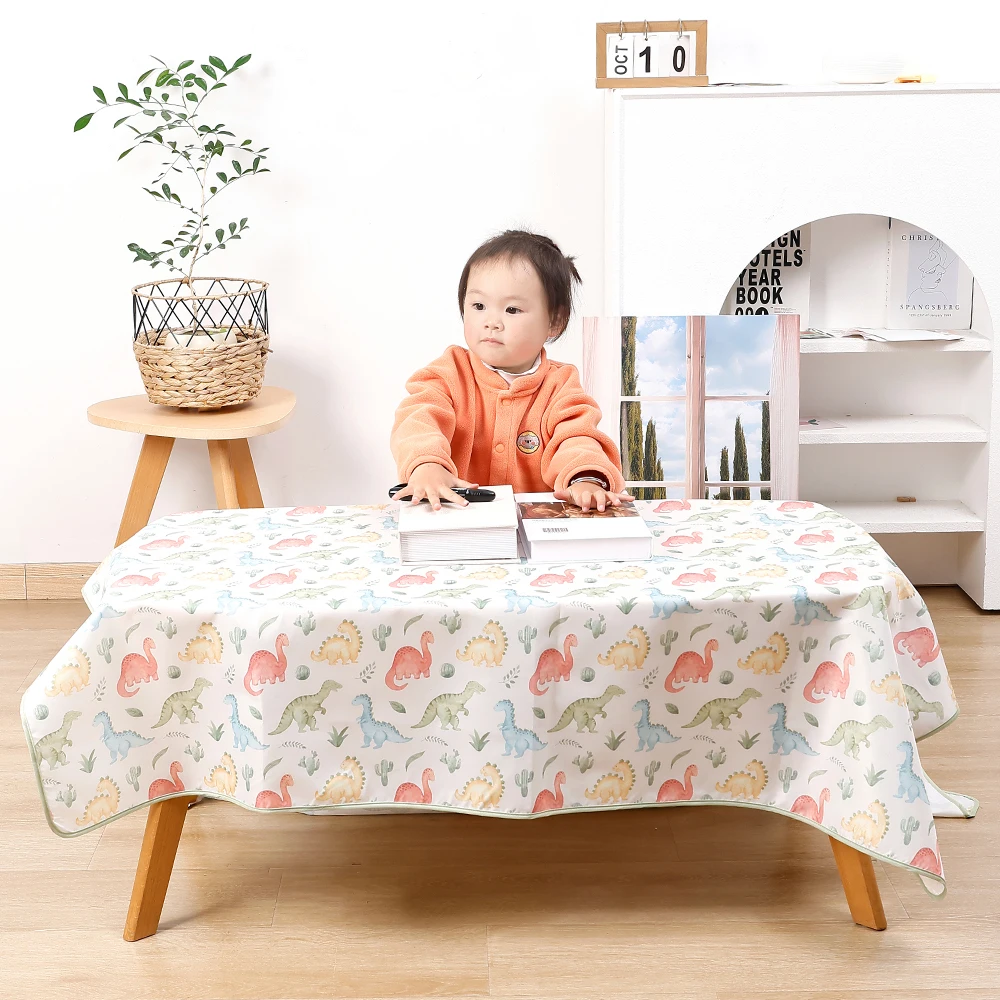 Elinfant, 1 unidad, alfombrilla para silla alta de bebé, alfombrilla portátil para silla de comedor de bebé, alfombrilla impermeable para derrames, Protector de suelo antideslizante, alfombrilla contra salpicaduras