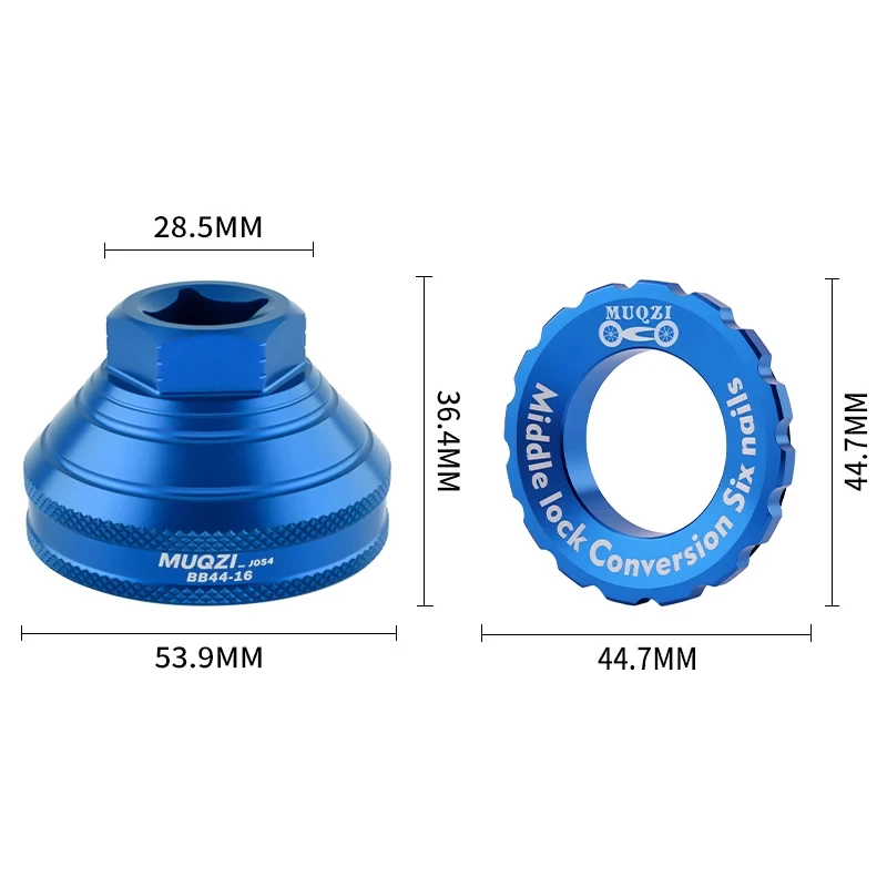 Herramienta para Pedalier de Bicicleta de Aleación de Aluminio con 16 Muescas, Llave de Extracción de Pedalier, Herramienta para Rotor Centerlock, Llave de Vaso para Bicicleta