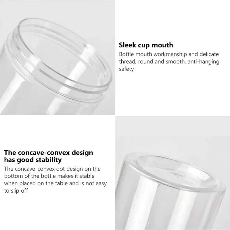 50 unids/lote 30/50/60/80/100/120/150ML tarros de almacenamiento tarro de plástico vacío con tapa de aluminio envases cosméticos bote de muestra de crema facial