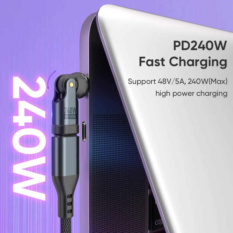 Adaptador Magnético PD de 240W para iPhone 17 Pro, Samsung Galaxy A06, Sony Xperia 1 VI, Lenovo Legion Tab, Xiaomi Redmi Note 13, Carga