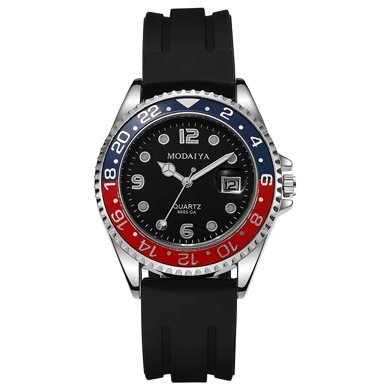 Relojes de moda para hombre con fecha, reloj deportivo informal de lujo de alta gama, relojes de pulsera clásicos de cuarzo de negocios para hombre de acero inoxidable