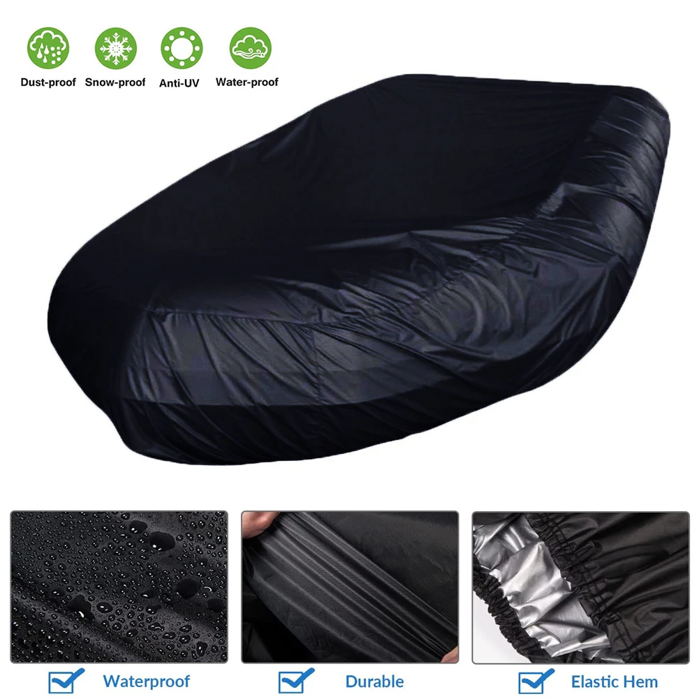Cubierta para barco marino en forma de V, impermeable, a prueba de polvo, AntiUV, lluvia, nieve, bote inflable, pesca, barco de goma, cubierta Universal para Kayak