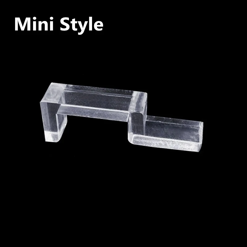 Clips acrílicos para acuario, soporte de cubierta de vidrio, accesorios para lámpara de filtro de acuario, 4/5/6/8/10/12/15/19mm
