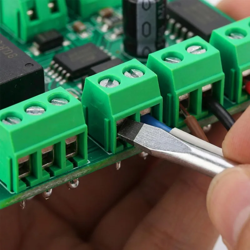 Conector de Bloque de Terminales PCB al por Mayor KF301 KF306, Bloques de Terminales PCB de 2 Pines, Kit Surtido de Conectores de Alta Corriente con Pin Recto de 5mm