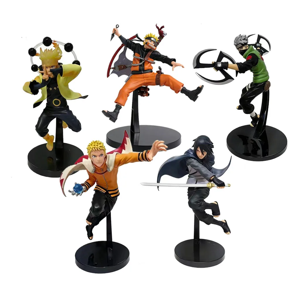Nueva Figura de Anime de Naruto Shippuden, Modelo Uchiha Itachi, Sasuke, Pain, Kakashi, Figuras de Acción, Muñecos Decorativos de PVC, Juguete de Regalo