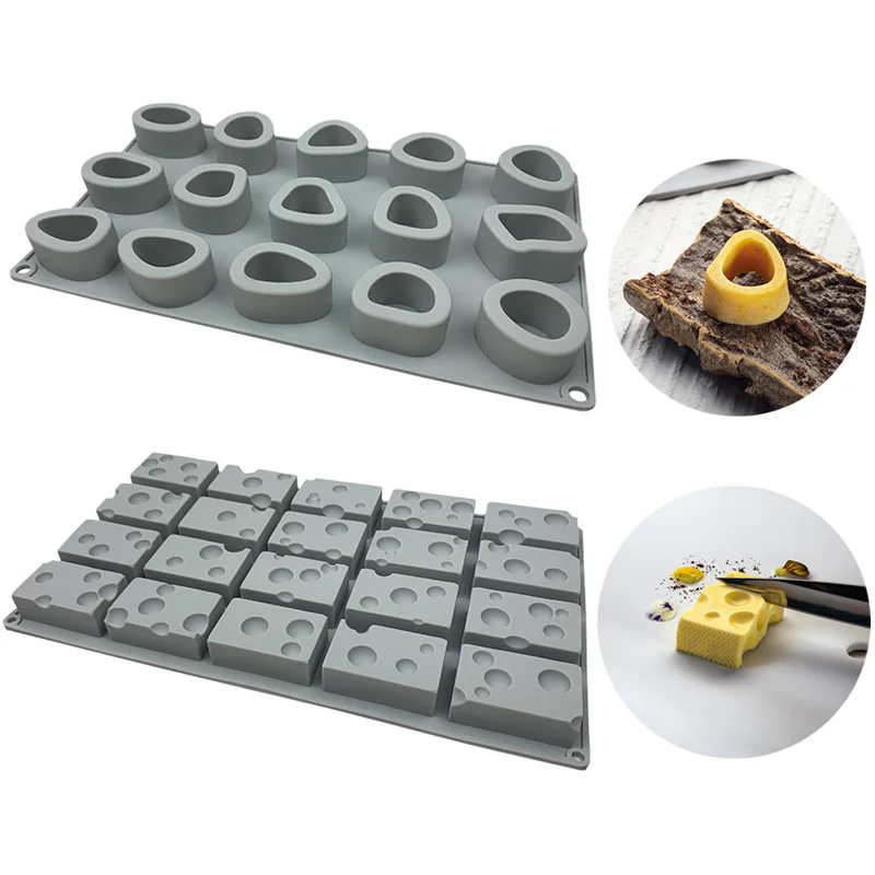Molde de silicona con forma de castaña, frambuesa, cacahuete, seta, Fondant, pastel, queso, Chocolate, accesorios de decoración para pasteles, utensilios para hornear