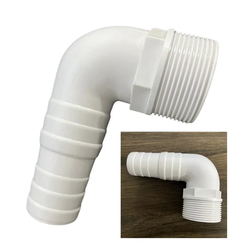 Adaptador de manguera de filtro de piscina para Poolzilla, conector adaptador de codo de piscina de 1,5 pulgadas 89070 con accesorios de tubería roscados de 1,5 pulgadas