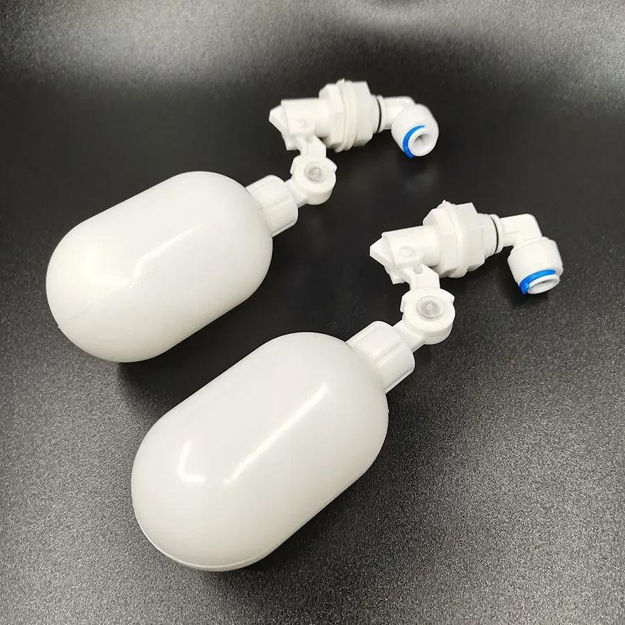 Mini válvula de flotador de 1/4 "y 3/8", dispensador de Tanque De Agua de peces para acuario, válvula de bola flotante, Control de nivel de tanque de agua, sistema de ósmosis inversa