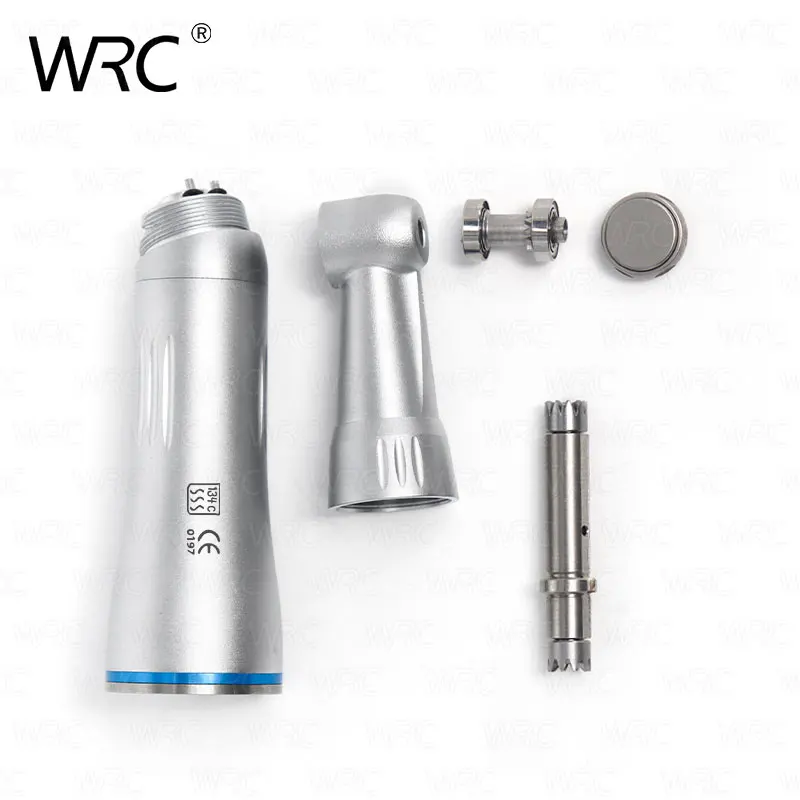 Kit de Piezas de Mano Dentales de Baja Velocidad 2/4 Orificios: Turbina de Aire, Contra-ángulo Recto y Motor de Aire con Spray de Agua Interno