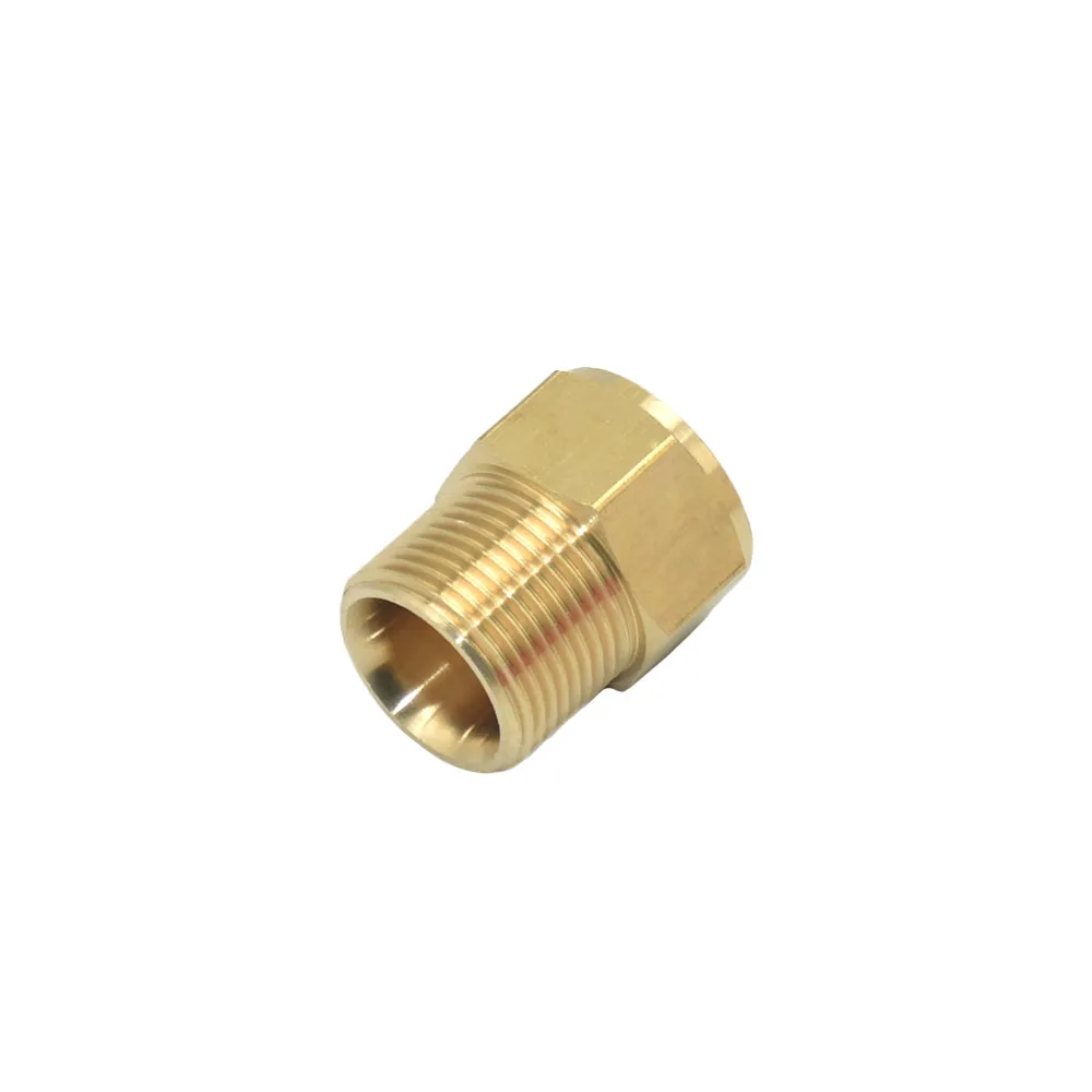 Latón 3/8 1/2 3/4 pulgadas a M22 M18 M14 conector de rosca hembra macho reparación de grifo de agua extender adaptador de tubo de baño de cocina