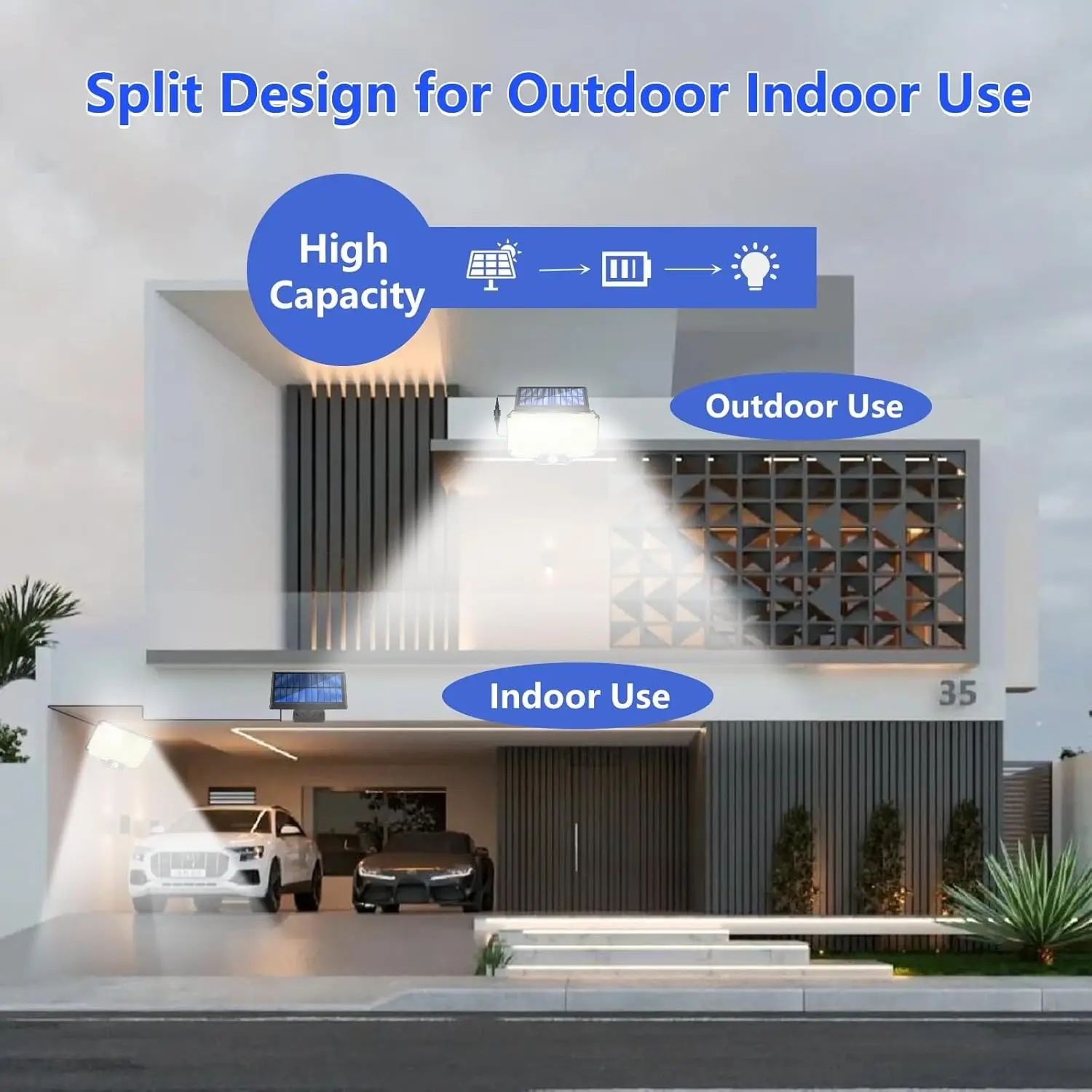 Luz Solar para exteriores, Sensor de movimiento superbrillante, fuerte potencia, 234LED, lámpara de pared para jardín, IP65, resistente al agua, 3 modos de trabajo
