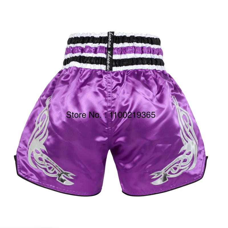 Pantalones cortos Muay Thai 2025, nuevos pantalones cortos de Kick Boxing para hombres, mujeres y niños, artes marciales Retro Thaiboxing Kickboxing Cage, pantalones de entrenamiento de lucha