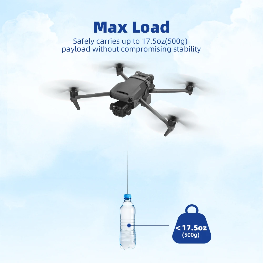 BRDRC Mavic 3 Airdrop System para DJI Mavic 3 Pro lanzador de drones cebo de pescado boya de regalo accesorios de dispositivo de lanzamiento de larga distancia