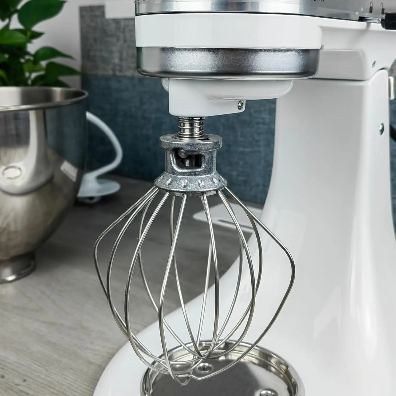 Kit de resorte y arandela de 4 piezas apto para batidora Kitchenaid, accesorios de repuesto de instalación rápida y piezas de mejora