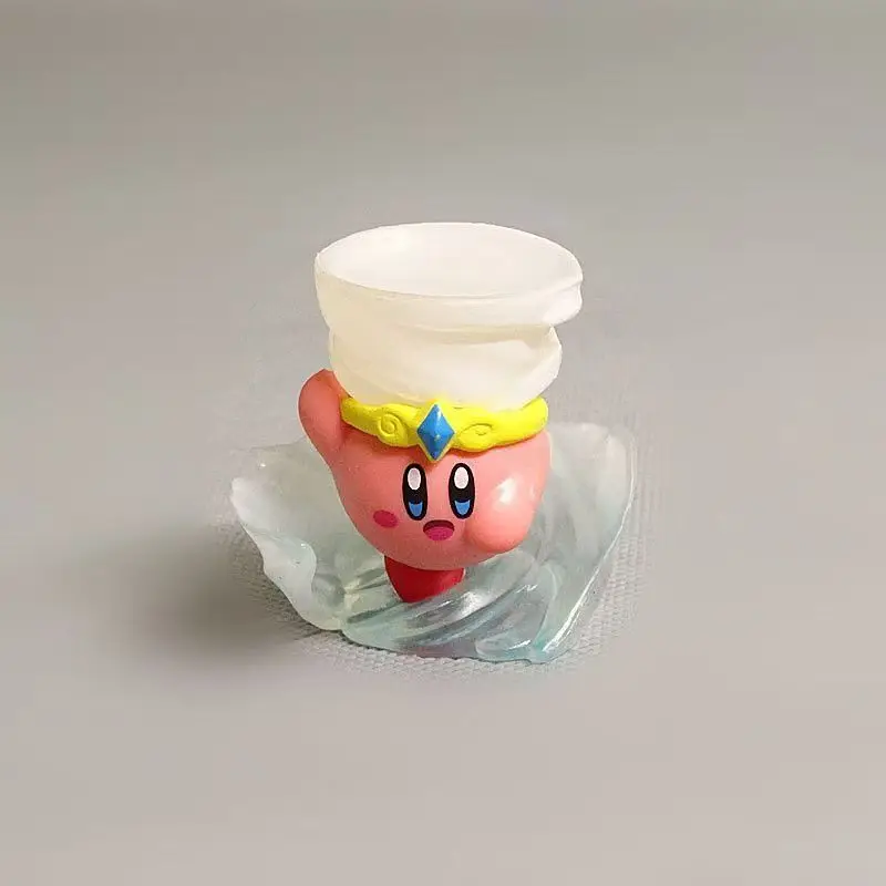 Juego Kirby mago serie figura lindos personajes de dibujos animados adornos de escritorio estatuilla colección de modelos de PVC regalo de cumpleaños para fanáticos