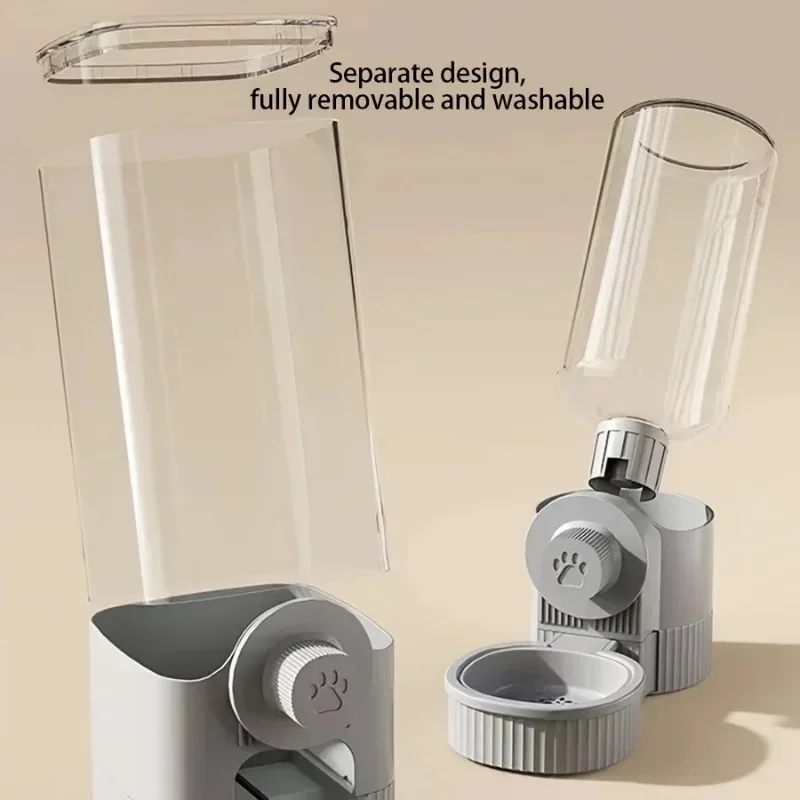 Nuevo bebedero automático Tepy Gravity para mascotas, suministros de agua para perros, jaula colgante, cuenco para perros y gatos, alimentador automático, suministros para mascotas
