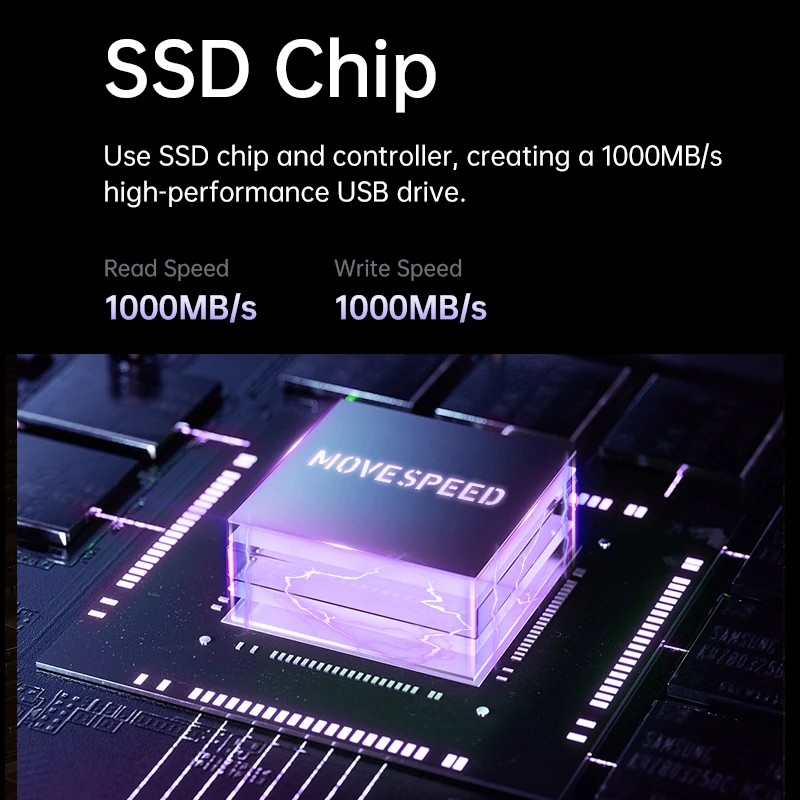 MOVESPEED 1000 MB/s unidad de bolígrafo de estado sólido USB3.2 Gen 2 tipo C unidad Flash 1TB 512GB 256GB 128GB Pendrive para PC Smartphone Tablet